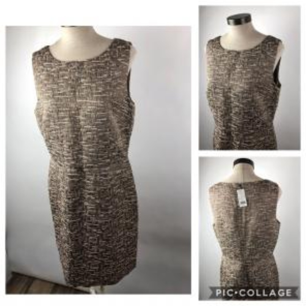 Banana Republic Brown Tweed Dress